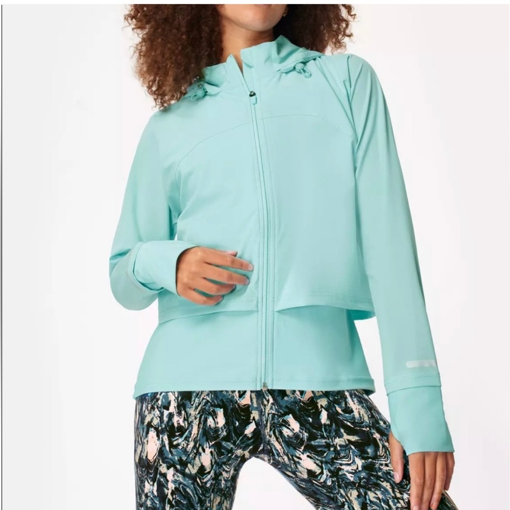 Sweaty Betty |  Fast Track Jacket | Blue Lagoon | Women’s Size‎ XS